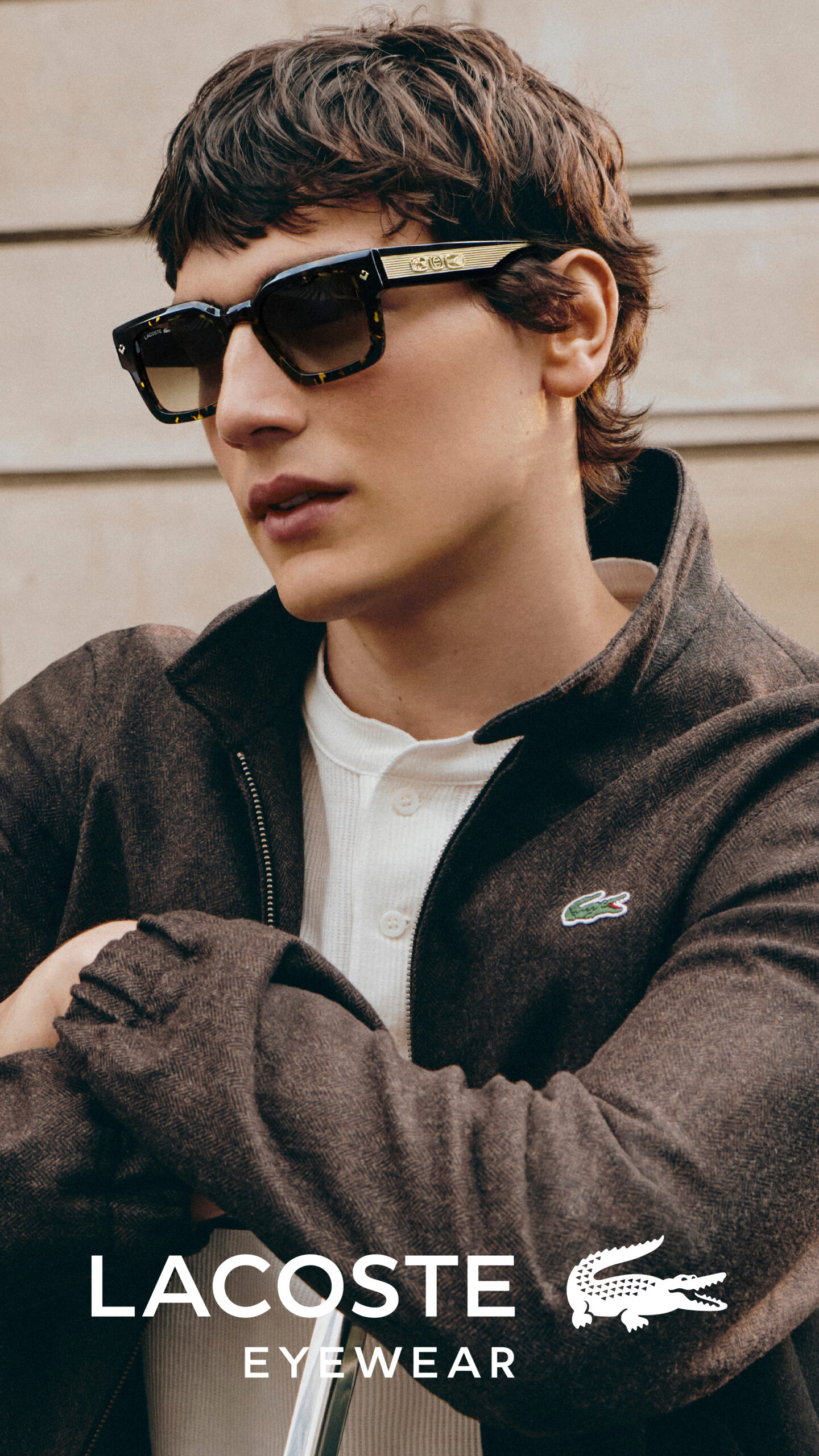 Lacoste Digital image - FW25 Cropping Sun Man L6071S-230 0.5